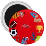 sports Emoji 3  Magnet