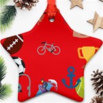 sports Emoji Ornament (Star)