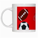 sports Emoji White Mug