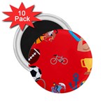 sports Emoji 2.25  Magnet (10 pack)