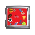 sports Emoji Mega Link Italian Charm (18mm)