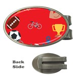 sports Emoji Money Clip (Oval)