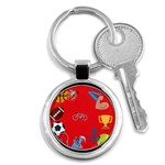 sports Emoji Key Chain (Round)