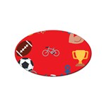 sports Emoji Sticker (Oval)