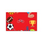 sports Emoji Sticker (Rectangular)