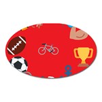 sports Emoji Magnet (Oval)