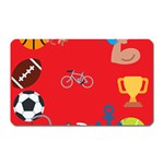 sports Emoji Magnet (Rectangular)