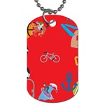 sports Emoji Dog Tag (Two Sides)