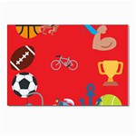 sports Emoji Postcard 4  x 6 