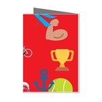 sports Emoji Mini Greeting Cards (Pkg of 8)