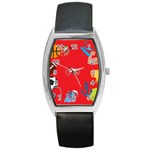 sports Emoji Barrel Style Metal Watch