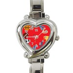 sports Emoji Heart Italian Charm Watch