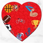 sports Emoji Jigsaw Puzzle (Heart)