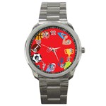 sports Emoji Sport Metal Watch