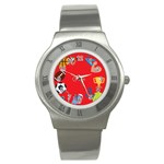 sports Emoji Stainless Steel Watch