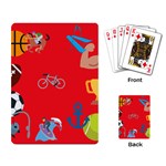 sports Emoji Playing Cards Single Design