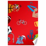 sports Emoji Canvas 20  x 30 