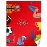 sports Emoji Canvas 36  x 48 