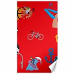 sports Emoji Canvas 40  x 72 