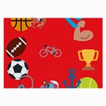 sports Emoji Large Glasses Cloth