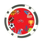 sports Emoji Poker Chip Card Guard