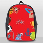 sports Emoji School Bag (Large)