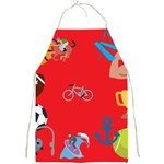 sports Emoji Full Print Apron