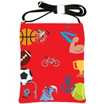 sports Emoji Shoulder Sling Bag