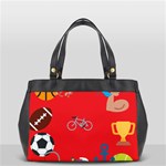 sports Emoji Oversize Office Handbag