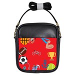 sports Emoji Girls Sling Bag