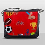 sports Emoji Messenger Bag