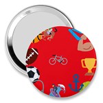 sports Emoji 3  Handbag Mirror