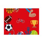 sports Emoji 6  x 8  Desktop Photo Plaque 