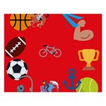 sports Emoji 8  x 10  Desktop Photo Plaque