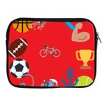 sports Emoji Apple iPad 2/3/4 Zipper Case