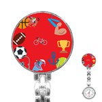 sports Emoji Stainless Steel Nurses Watch