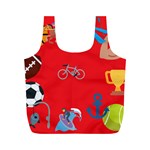 sports Emoji Full Print Recycle Bag (M)