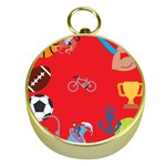 sports Emoji Gold Compass