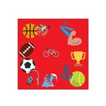 sports Emoji Satin Bandana Scarf