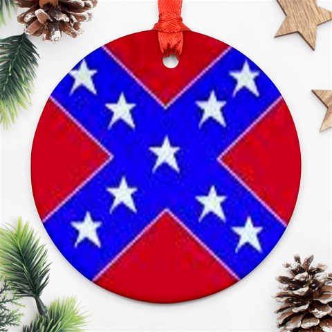 rebel Ornament (Round) from ArtsNow.com Front