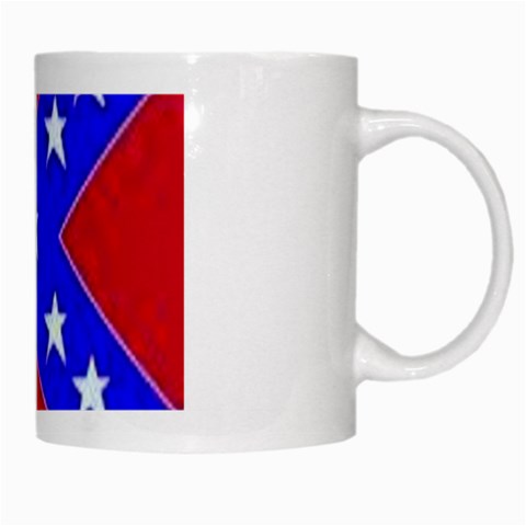 rebel White Mug from ArtsNow.com Right