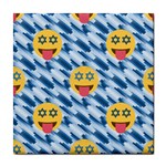 chanukkah hanukkah Emoji Tile Coaster