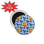 chanukkah hanukkah Emoji 1.75  Magnet (10 pack) 