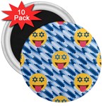 chanukkah hanukkah Emoji 3  Magnet (10 pack)