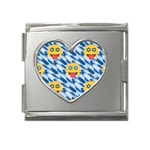 chanukkah hanukkah Emoji Mega Link Heart Italian Charm (18mm)