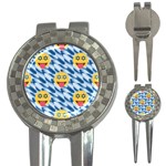 chanukkah hanukkah Emoji 3-in-1 Golf Divot