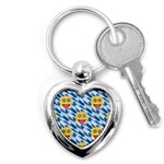 chanukkah hanukkah Emoji Key Chain (Heart)