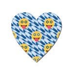 chanukkah hanukkah Emoji Magnet (Heart)