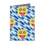 chanukkah hanukkah Emoji Mini Greeting Card