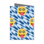 chanukkah hanukkah Emoji Mini Greeting Cards (Pkg of 8)